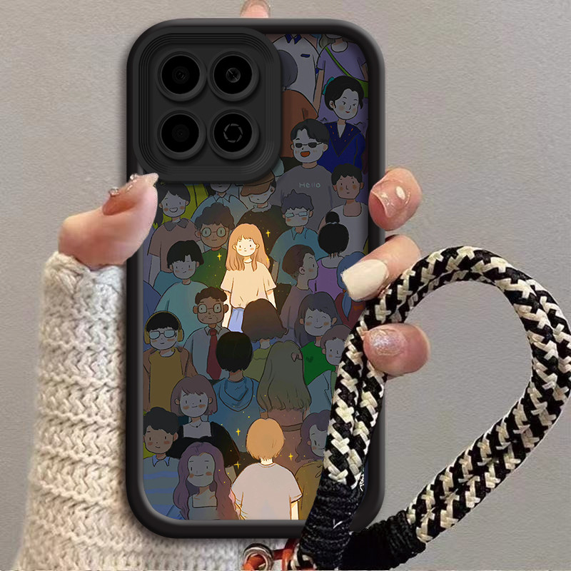 การ์ตูนคู่สําหรับ Huawei Honor X6 5G Huawei Honor X6S 5G Huawei Honor X8A 5G Huawei Honor X7 Huawei 