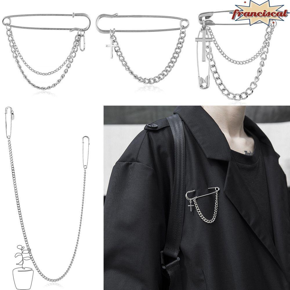 เข็มกลัด Retro Style Franciscal สำหรับแฟชั่น Hip Hop และจี้