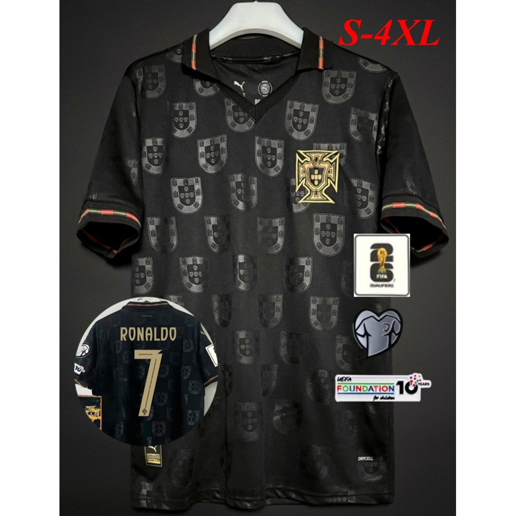 25/26 โปรตุเกส Eusebio แฟน ๆ เสื้อฟุตบอลผู้ชาย