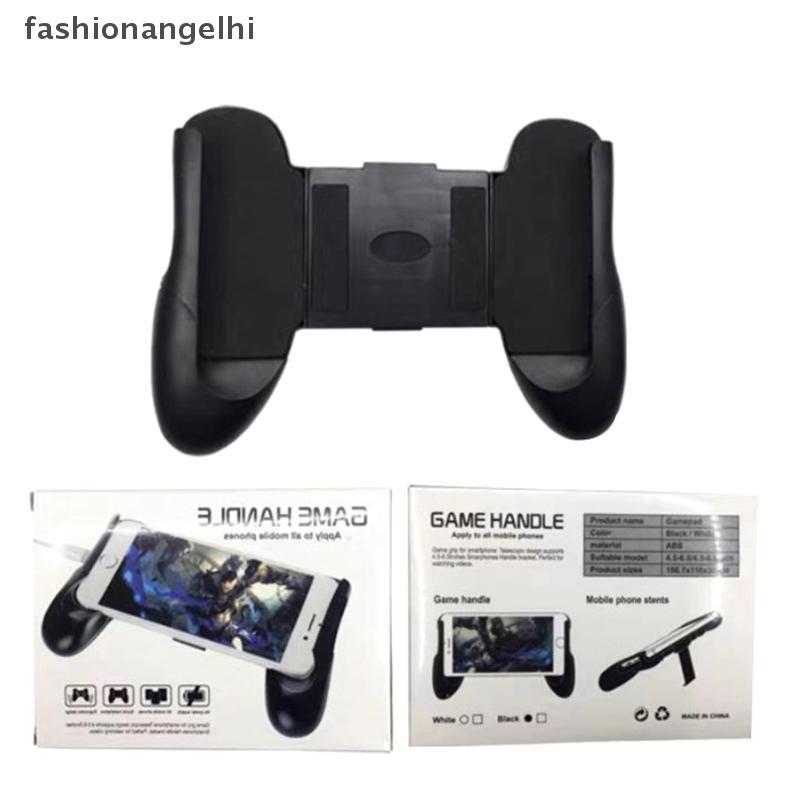 Fashionangelhi คอนโทรลเลอร์สําหรับเล่นเกมมือถือสําหรับ PUBG พร้อมจอยสติ๊ก ปุ่ม Aux และที่จับเกม TH