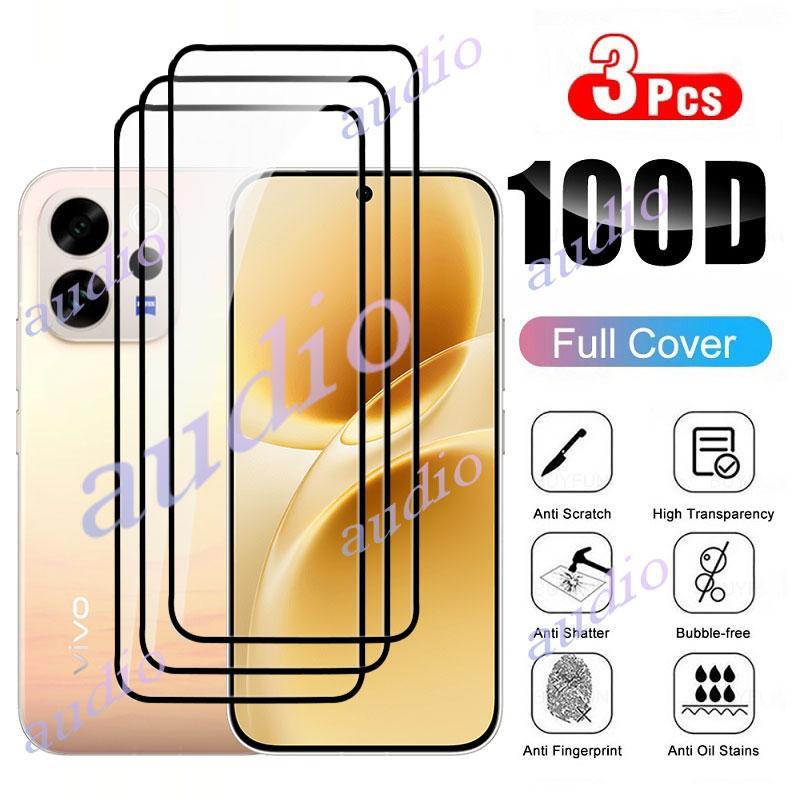 Vivo V70 5G 3PcsกระจกนิรภัยสําหรับVivo V70 Elite FE VivoV70 Elite FE 5G 2026 โทรศัพท์ป้องกันหน้าจอกร