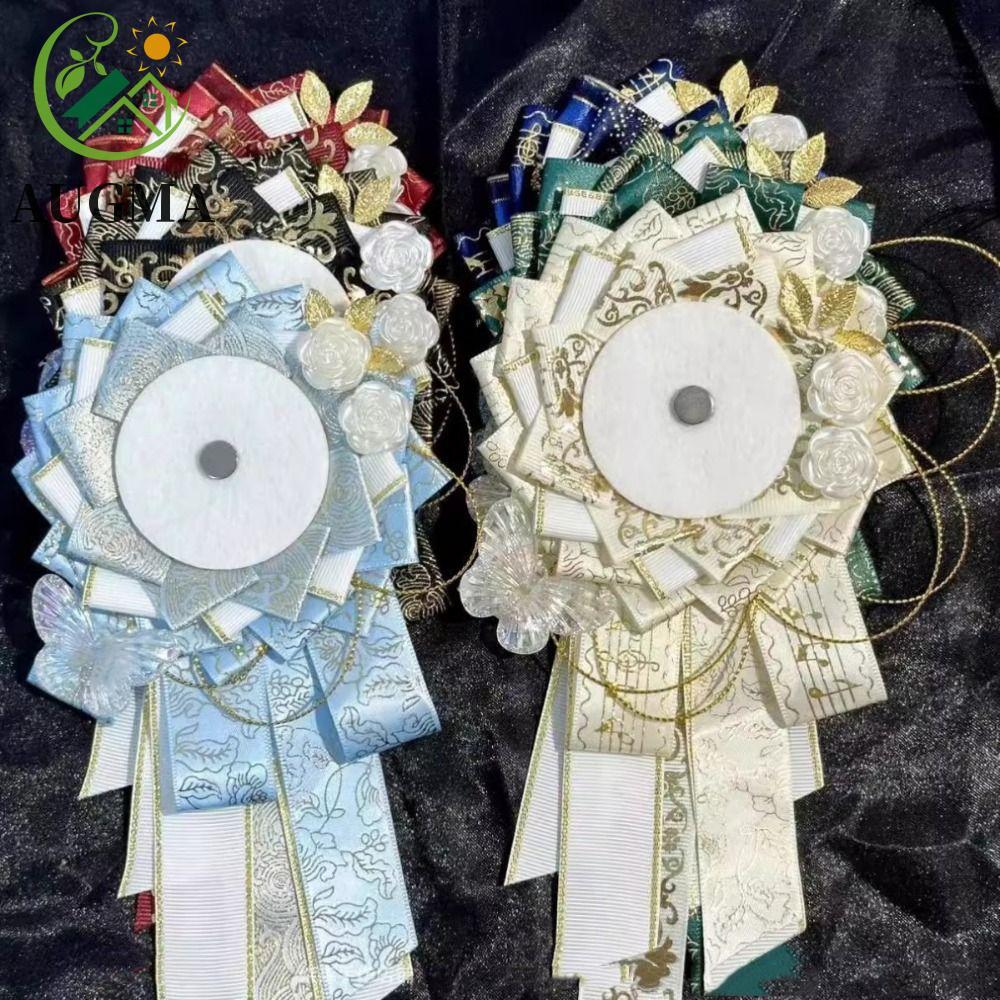 AUGMA ผู้ถือป้ายอะนิเมะ,คอสเพลย์ตกแต่งดอกไม้ Pins ฐานแสดง, Ita กระเป๋าเติมป้ายดอกไม้หรูหราเฉียงหางริ