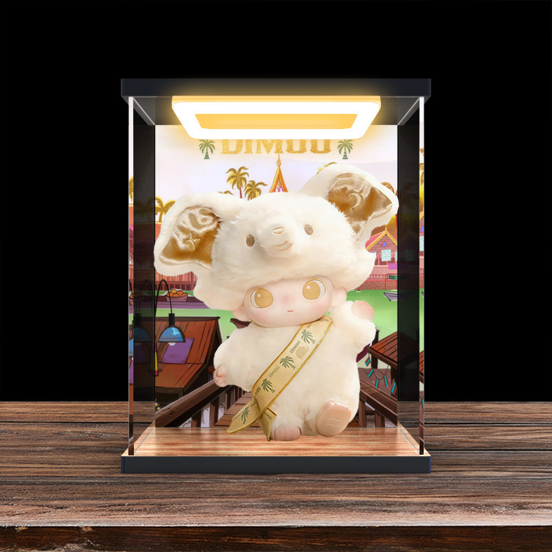[กล่องแสดงโมเดล] กล่องแสดงโปร่งใสเหมาะสําหรับ POPMART POPMART Dimoo Thailand Limited Little White El