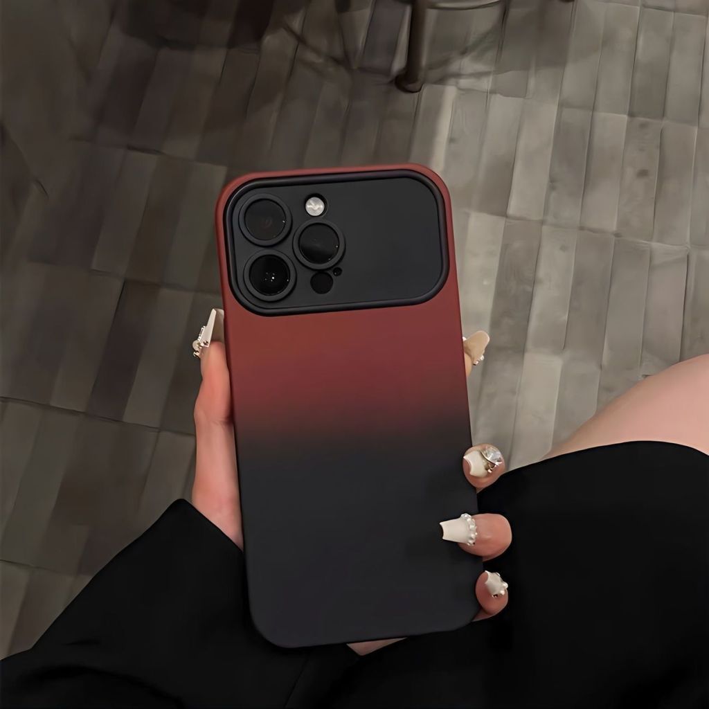 เคสโทรศัพท์TPU Soft Case Anti-Fingerprintส่วนบุคคลสีคมชัดGradient PigmentกันกระแทกเหมาะสําหรับiPhone 14PROMAX 17PRO 15PROMAX 16PROMAX 17PROMAX 13 12 11 PRO MAX 14PLUS