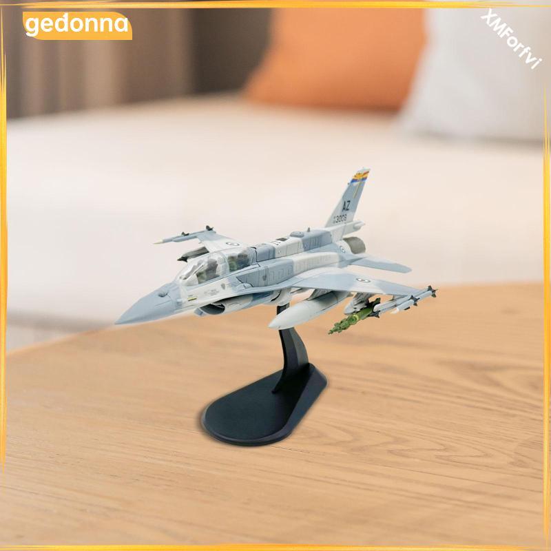[gedonna] 1:72 F-16F เครื่องบินรุ่นเครื่องบินที่สมจริงจําลองเครื่องประดับพร้อมขาตั้งโลหะผสมโลหะสําหร