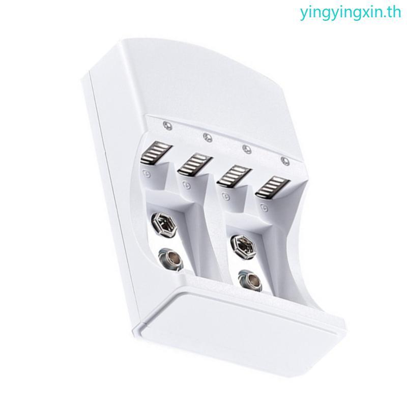 YIN พร้อมกัน 4 ช่อง LR06 LR03 Charger สําหรับแบตเตอรี่ 9V การกระจายความร้อน 1 2V LR06 LR03 ชาร์จ