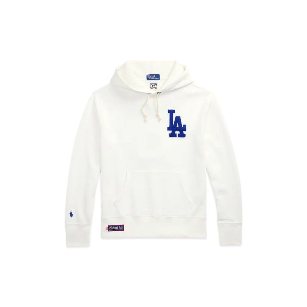 Polo Ralph Lauren x MLB Dodgers Fleece Hoodie White Unused