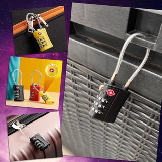 🔺 กุญแจรหัส ลวดเหล็ก ล็อครหัส แม่กุญแจ รหัส 3 หลัก TSA ล็อคก…