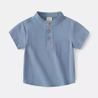 [Cotton Life] เสื้อโปโลเด็กชาย 0-5 ขวบ สไตล์เกาหลี ผ้าฝอน 100%