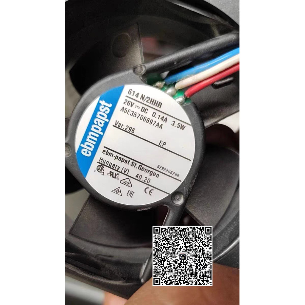 [Radiator] พัดลมระบายความร้อนอินเวอร์เตอร์ 614N/2HHR 26V 0.14A 3.5W 6025 ใหม่ล่าสุด