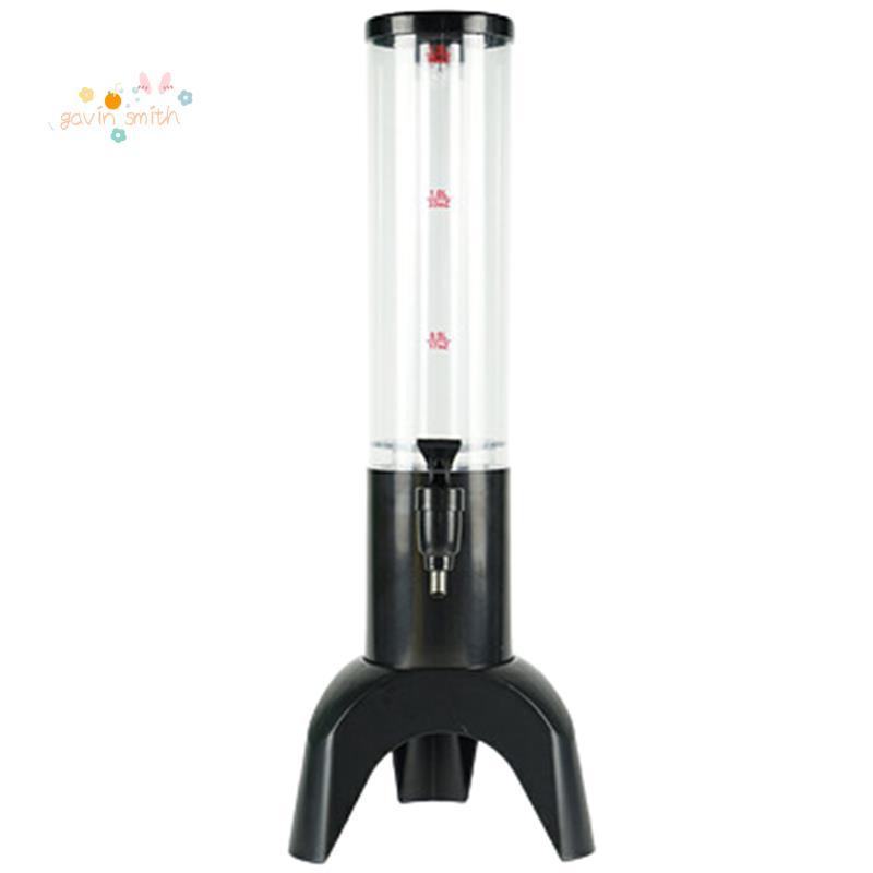 [Promote G]ตู้เบียร์ 1.5 ลิตร Tower Easy Clean Integrated Tap with Ice Tube Clear Drinker Tower Dispenser