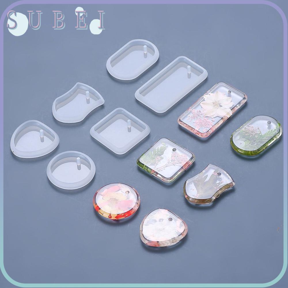 SUKAA จี้แม่พิมพ์เรซิ่นหัวใจ DIY Craft Epoxy Handmade สร้อยคอพวงกุญแจ