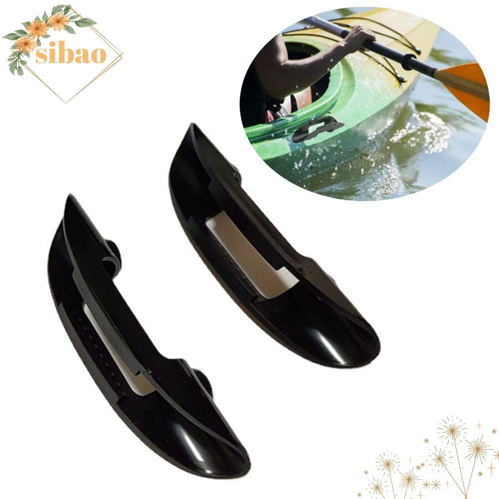SIBAO 2 ชิ้นพลาสติก Paddle Holder, Paddle Holder คลิป Kayak Paddle Keeper, นํากลับมาใช้ใหม่เรือ Kaya