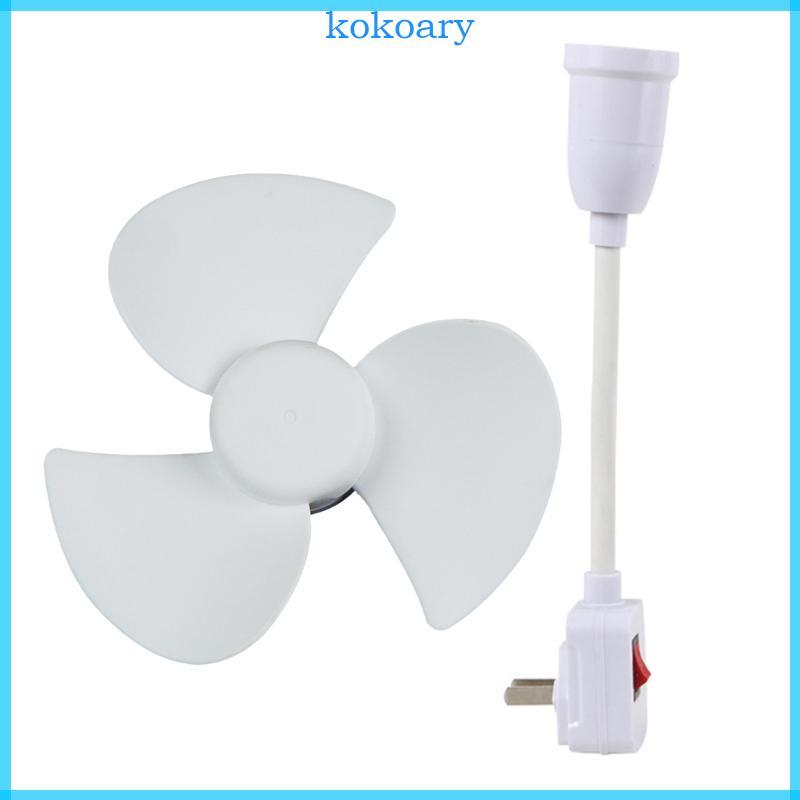 6inch Fan with 360 Degree Angle E27 Small Fan with Conversion Plug for Bedroom