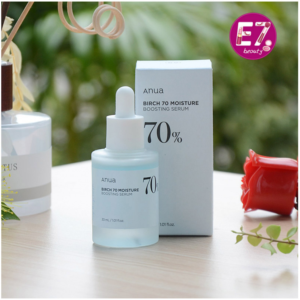 ของแท้% ANUA Birch 70 moisturizer 70% Boosting Serum 30ml เบิร์ชเซรั่ม Moisturizing เซรั่ม บํารุงผิว