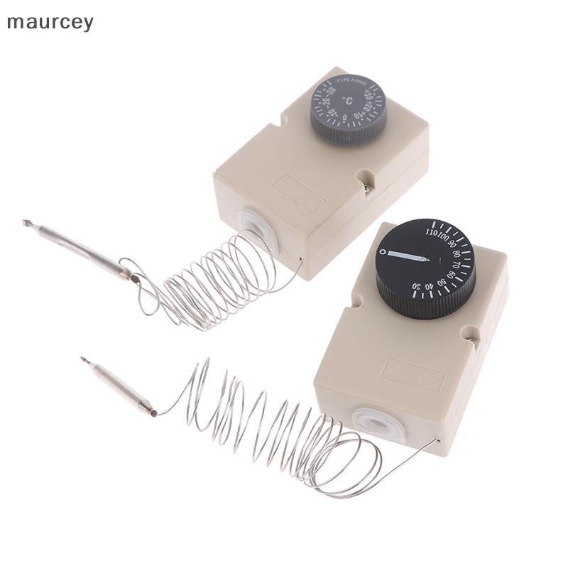 MAU สําหรับอุปกรณ์ไฟฟ้าลูกบิดอุณหภูมิสวิทช์ Capillary Thermostat 50-300C 0-60C 0-50C 0-40C 30-110C -