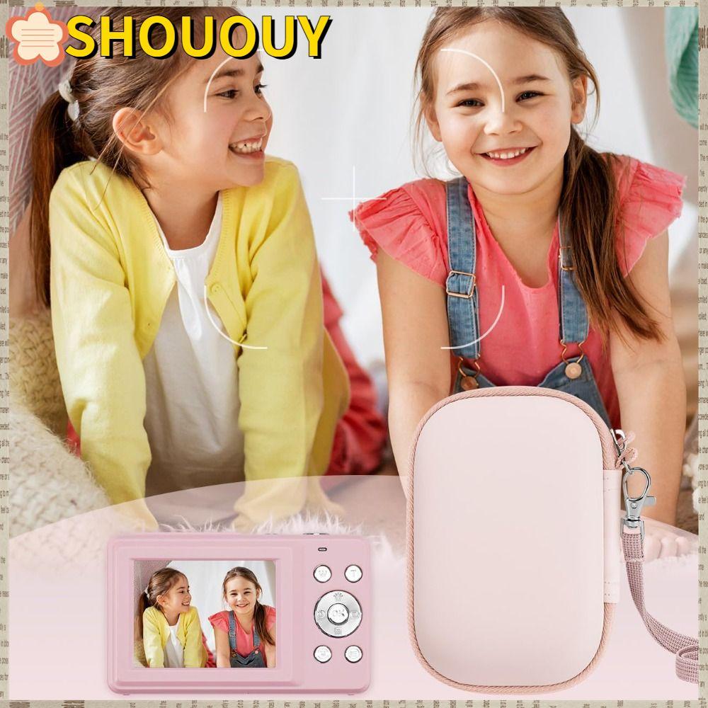 SHOUUY ที่เก็บกล้อง, กันกระแทก Plush Padding กระเป๋าเดินทาง,แบบพกพากันน้ํา Anti-fall EVA Shell SD Ca