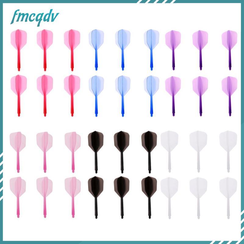 เซ็ต 6 ชิ้น แท่ง Dart Shaft และ Dart Flights สำหรับเกม Dart