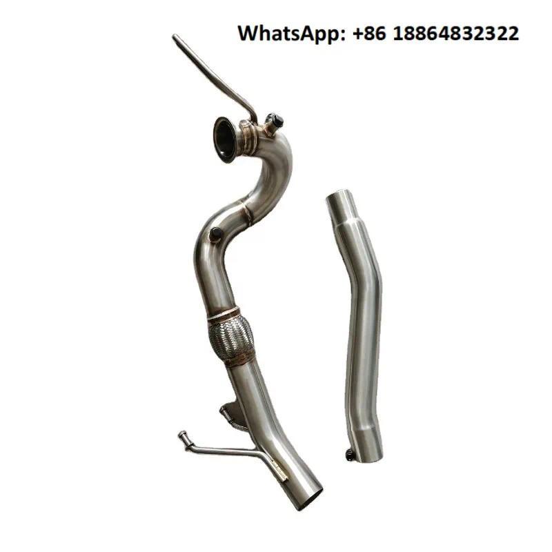 ท่อดาวน์สำหรับ- V-W Gol f VI 2.0 TDI CR VI 2007-2014 สแตนเลส-s