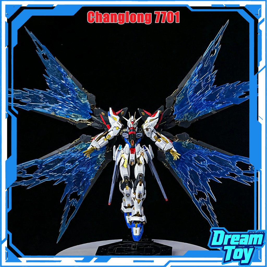 Changlong 7701 MGEXStrikeFreedom changlong7701 1/100 Scale Model Kit | สติ๊กเกอร์น้ํา | ขาตั้ง | เอฟ