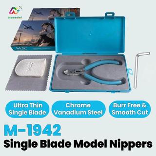 MJL M-1942 ใบมีดเดี่ยว Nipper รุ่นตัด Precision Sprue เครื่องตัด Plier Chrome Vanadium เหล็ก Hobby Craft เครื่องมือสําหรับ Gundam พลาสติกชุดคีมตัดพร้อมกล่องเก็บ
