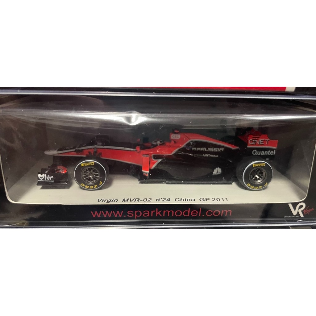 Spark 1/43 Virgin MVR-02 Virgin MVR-02 Virgin MVR-02 สถานีจีน 2011