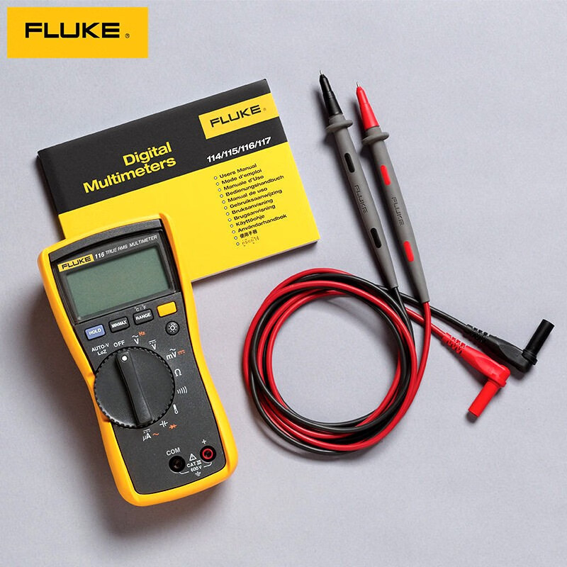 Fluke Fluke 115C/116C/117C มัลติมิเตอร์แบบดิจิตอล 4 จังหวะ Semi-Handheld True RMS