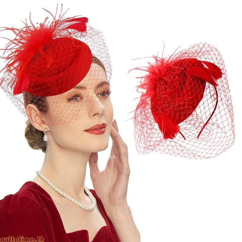 Time Halloween Veil Vintages Gothicism Styles Veil ดอกไม้ผ้าคลุมหน้าเจ้าสาว Headpiece