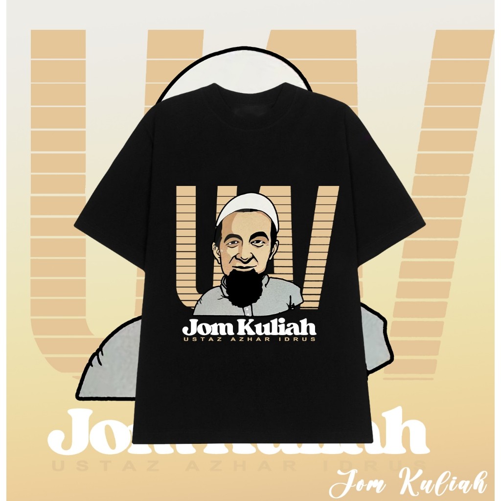 (COD) New เสื้อเบบี้ทีทรงสวยUstaz Azhar Idrus ผ้านุ่ม ใส่สบาย เสื้อยืดพิมพ์ลาย  ส่งเร็ว ส่งไวจ้า S-5