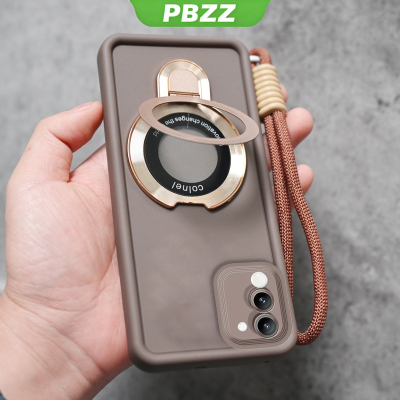 PBZZ 2 in 1 สําหรับ VIVO V27 V27E Y100 V29 V29E V29 PRO 5G เคสโทรศัพท์ Softcase กันกระแทกใหม่ออกแบบความงามผู้ถือและเชือกเส้นเล็กสําหรับชาย JTMSZJ01