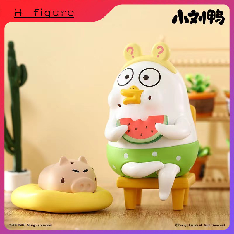 P POPMART Little Liu Duck Yoyo Daily Series เครื่องประดับรูป