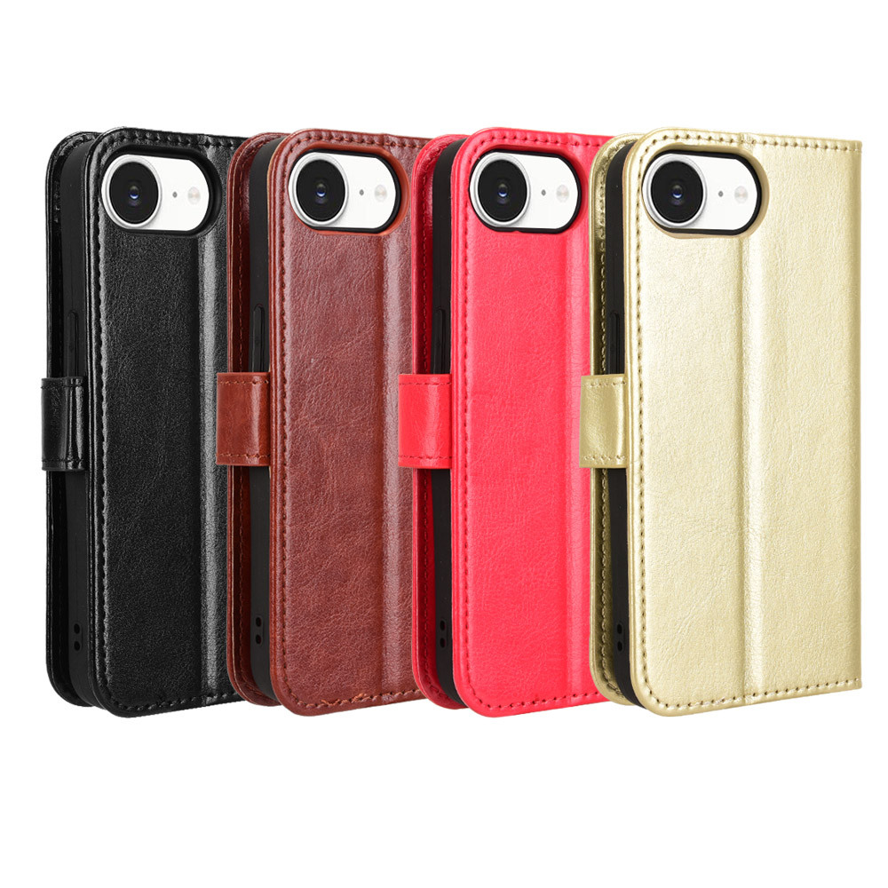 สําหรับ iPhone 17E 16e SE4 5G กรณีหรูหราหนัง PU กระเป๋าสตางค์ Lanyard ขาตั้ง ShockProof สําหรับ iPho