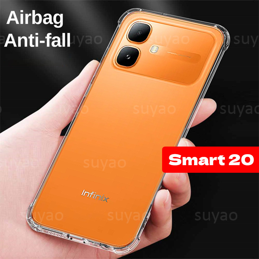 สําหรับ infinix Smart 20 4G 2026 เคสโทรศัพท์ปลอกใส Smart20 infinixSmart20 กันชนกันกระแทก Soft TPU Anti Drop Simple ซิลิโคนปกหลัง
