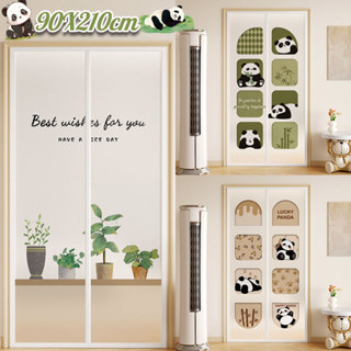 พร้อมส่ง ม่านประตู วัสดุ EVA ม่านประตูแม่เหล็กกันยุง 90x210c…