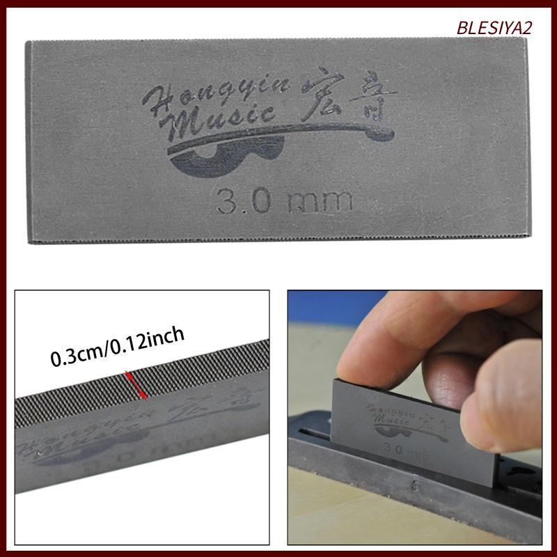 [Blesiya2] ไฟล์เฟรตกีตาร์ Fret Crowning File สําหรับกีตาร์โปร่งแบบตราสาร