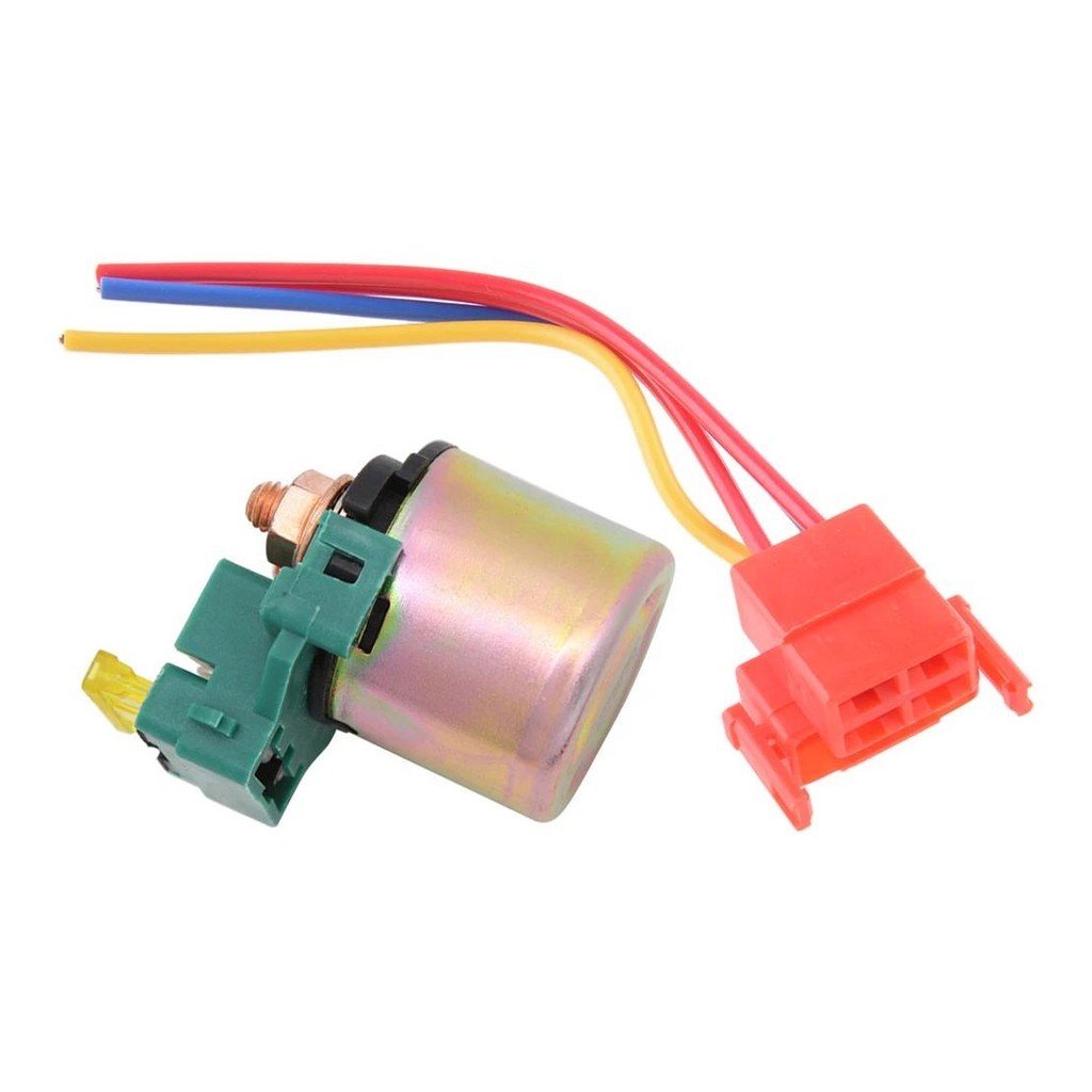 รีเลย์สตาร์ทรถจักรยานยนต์ Solenoid & Plug Fit สําหรับ Honda CBR 600 1100XX 1000F CBX GL650 CMX450 CR