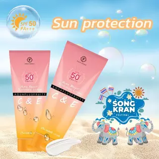 【1 แถม 1】FJ โลชั่นกันแดด SPF 50+++ ช่วยให้หน้ากระจ่างใส ชุ่มชื้น อิ่มน้ำ กลิ่นหอมติดทนนาน 180ml สำหรับผิวหน้าและผิวกาย