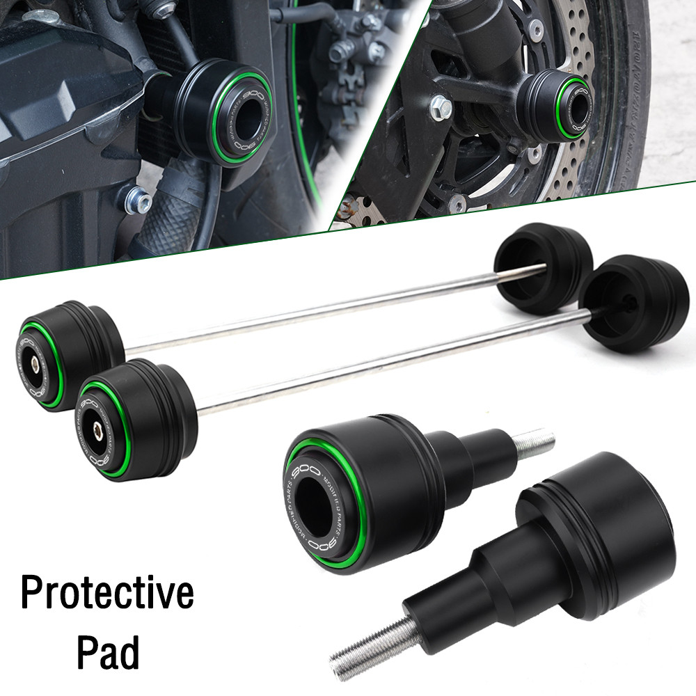 O-สำหรับ KAWASAKI Z900 Z900RS Z900SE 2019-2024 2025 2026 ชุดกันล้มรถมอเตอร์ไซค์  แผ่นกันกระแทกแกนล้อ