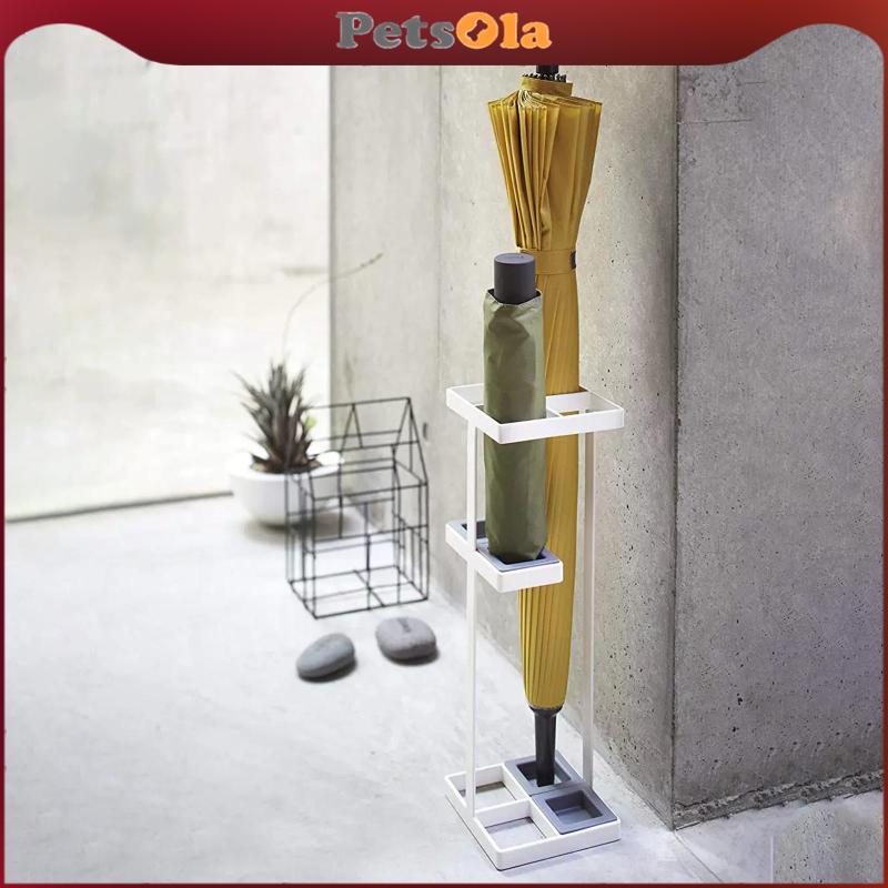 PETSOLA Entryway ชั้นวางร่มที่เก็บของอเนกประสงค์ความจุขนาดใหญ่ประหยัดพื้นที่สะดวก