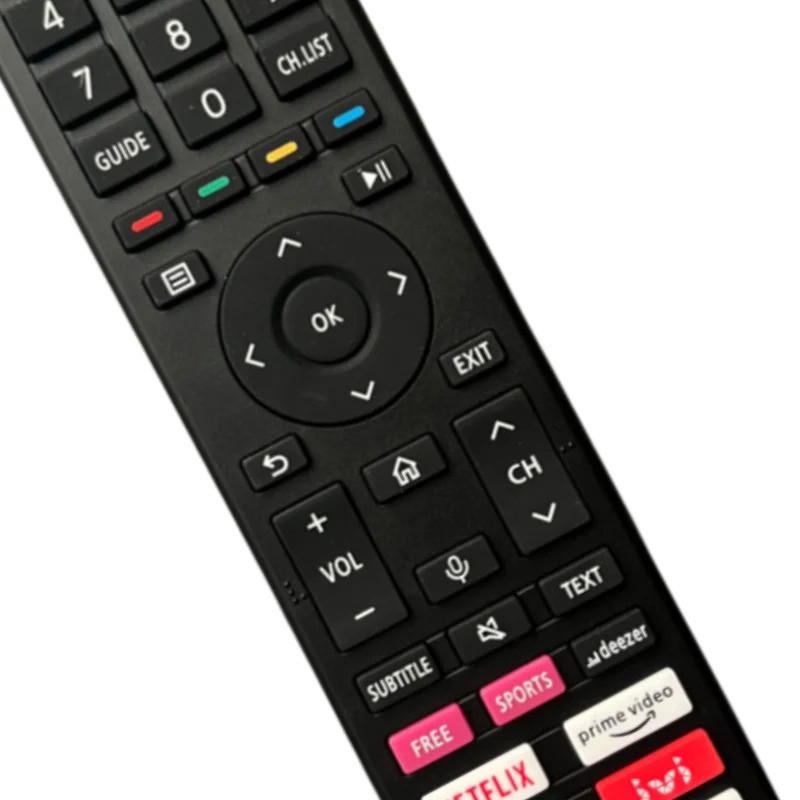 IR รีโมทคอนโทรล FIT สําหรับ Hisense สมาร์ททีวี 75A68G 85A68G ERF3I80H 50A6CG 55A6CG 65A6CG 43A6GTUK 