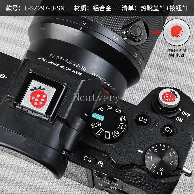 วางปุ่มชัตเตอร์สําหรับ Sony A7M5 ZVE10II ZVE10 A7C2 A7M4 A7C A6700 A6500 A6400 A6000 A7M3 ZV-1 II A7