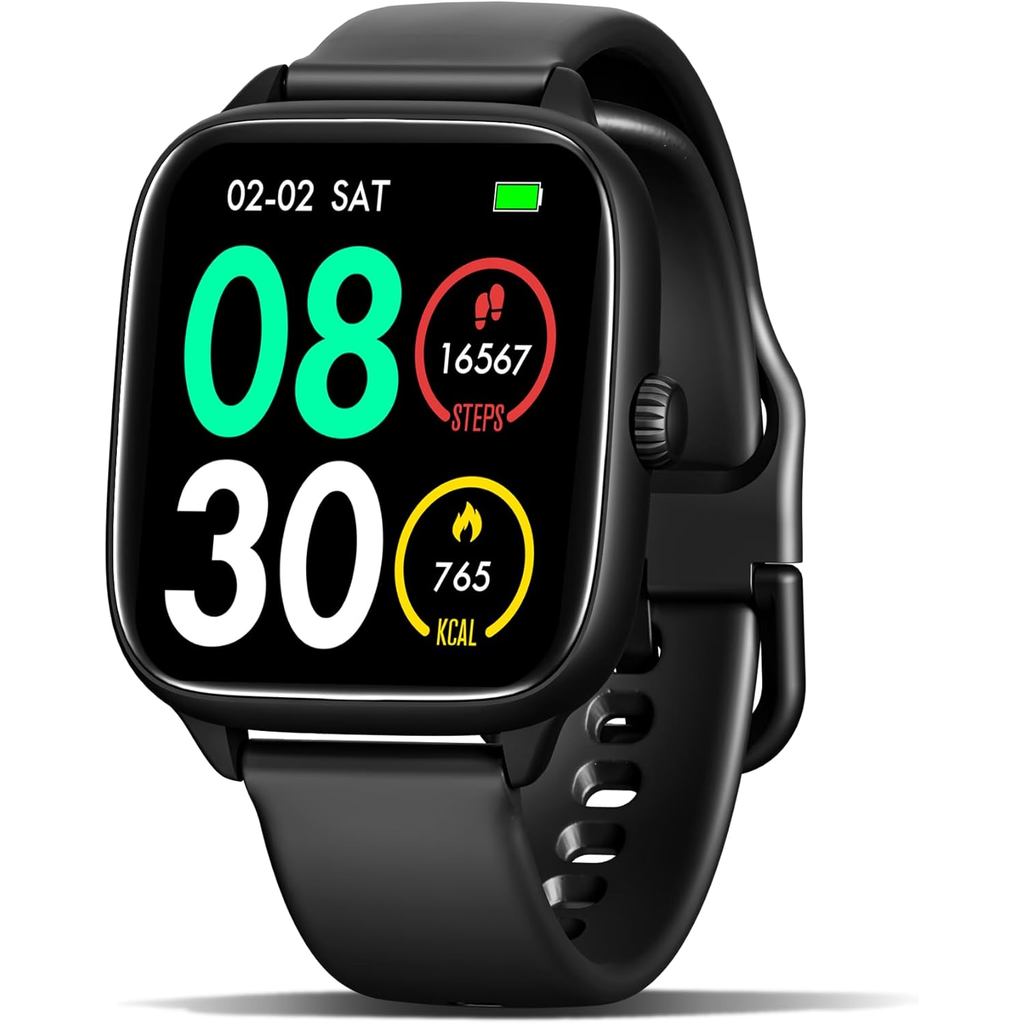 Health Fitness Tracker (Answer/Make Calls), Smart Watch พร้อม 24/7 Heart Rate Monitor, Tracker พร้อม