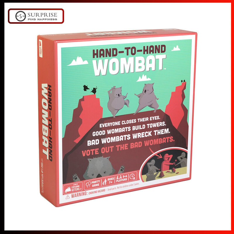 Exploding Kittens Hand to Hand Wombat การ์ดเกมเกมกระดาน