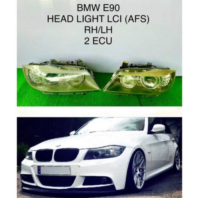 BMW E90 3 SERIES LCI MODEL HEAD LAMP (FOR ACTIVE MODEL)ชิ้นส่วนรถยนต์ ของแต่งรถ