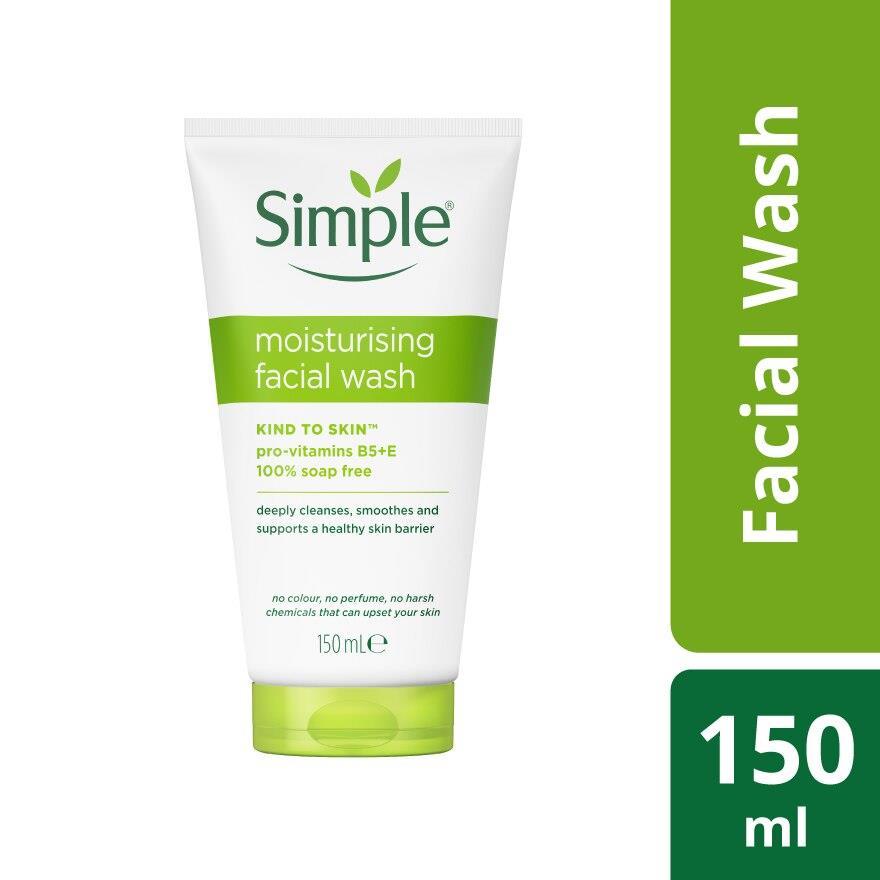 SIMPLE Skin-Friendly Moisturizing Foaming Facial Cleanser 0ml260323