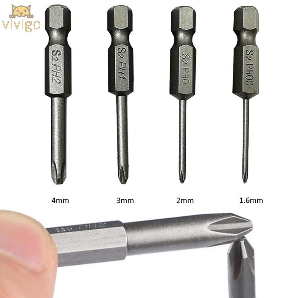 ดอกไขควงไขว้อเนกประสงค์ PH00 PH1 PH2 (50 มม.) สําหรับเครื่องมือไฟฟ้าและมือ