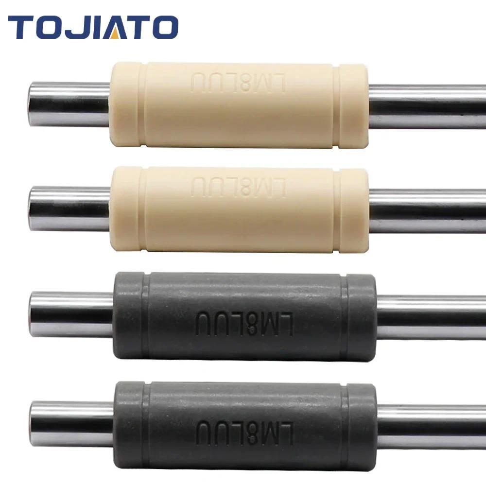 1 PC Solid Polymer LM8LUU Linear แบริ่ง Bushing LM8LUU 8 มม.8*15*45 มม.PRusa สําหรับ Mendel DIY 3d เ