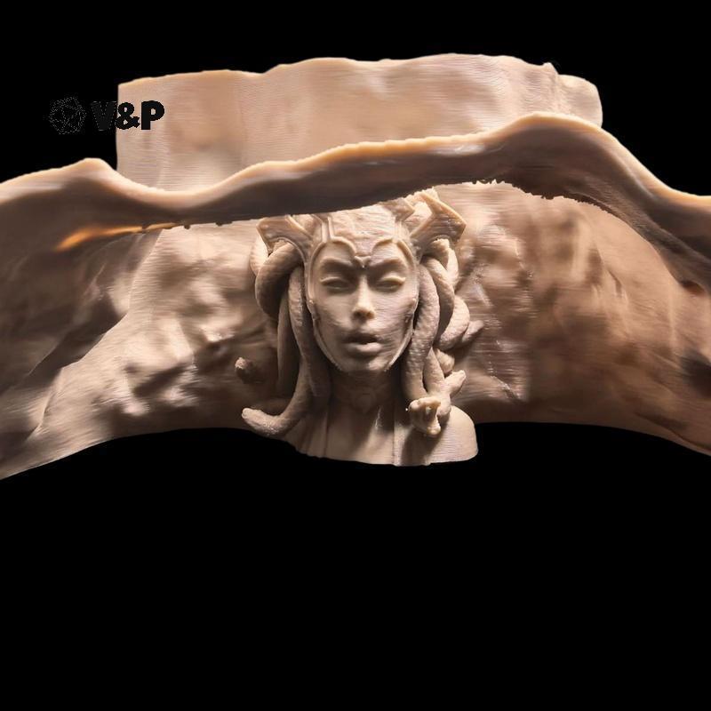 [V&Pt] ตกแต่งถ้ําตู้ปลา - Gorgon Snake Hair Themed Hiding House & Breeding Obation Ornament [ใหม่]