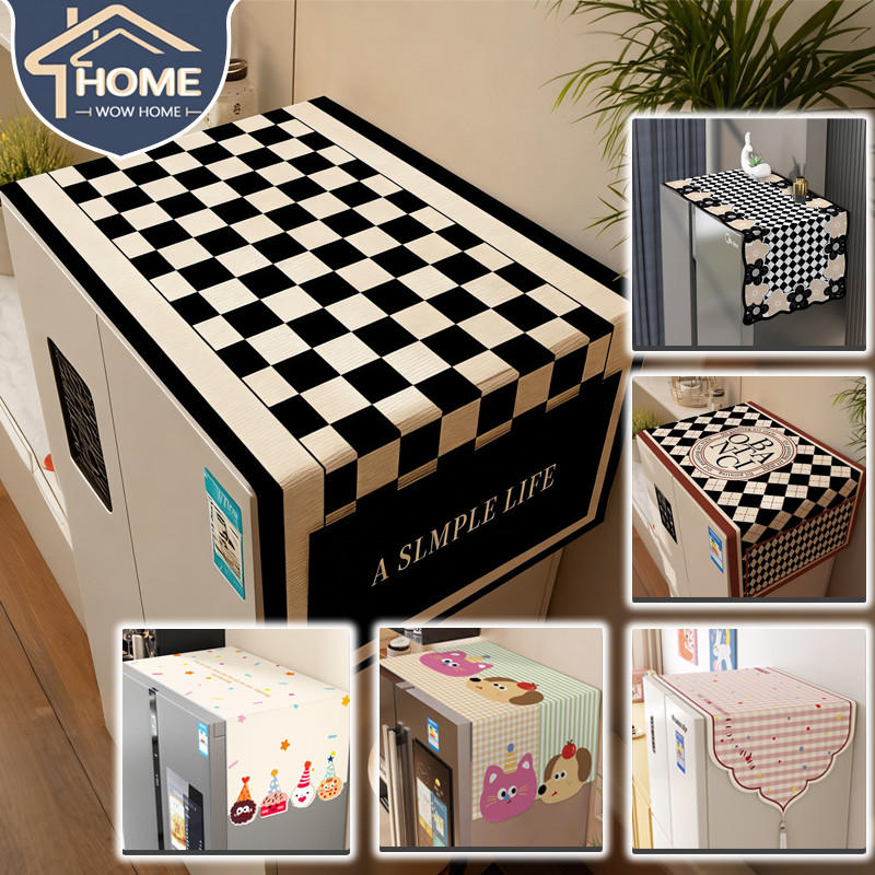 65x170 ซม ผ้าคลุมตู้เย็น เครื่องซักผ้า กันน้ำ กันฝุ่น กันลื่น ซักได้ สำหรับใช้ในครัวเรือน
