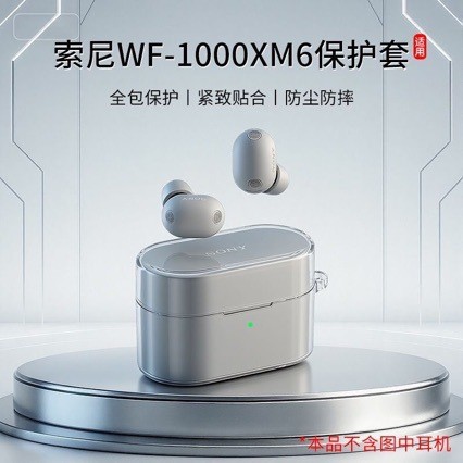 เหมาะสําหรับ Sony WF-1000XM6 เคสใส Sony Sony WF-1000XM6 เคสป้องกัน Sony xm6 เคสหูฟัง SonyWF-1000XM6
